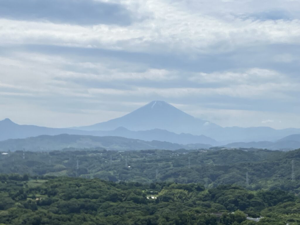 湘南平から富士山