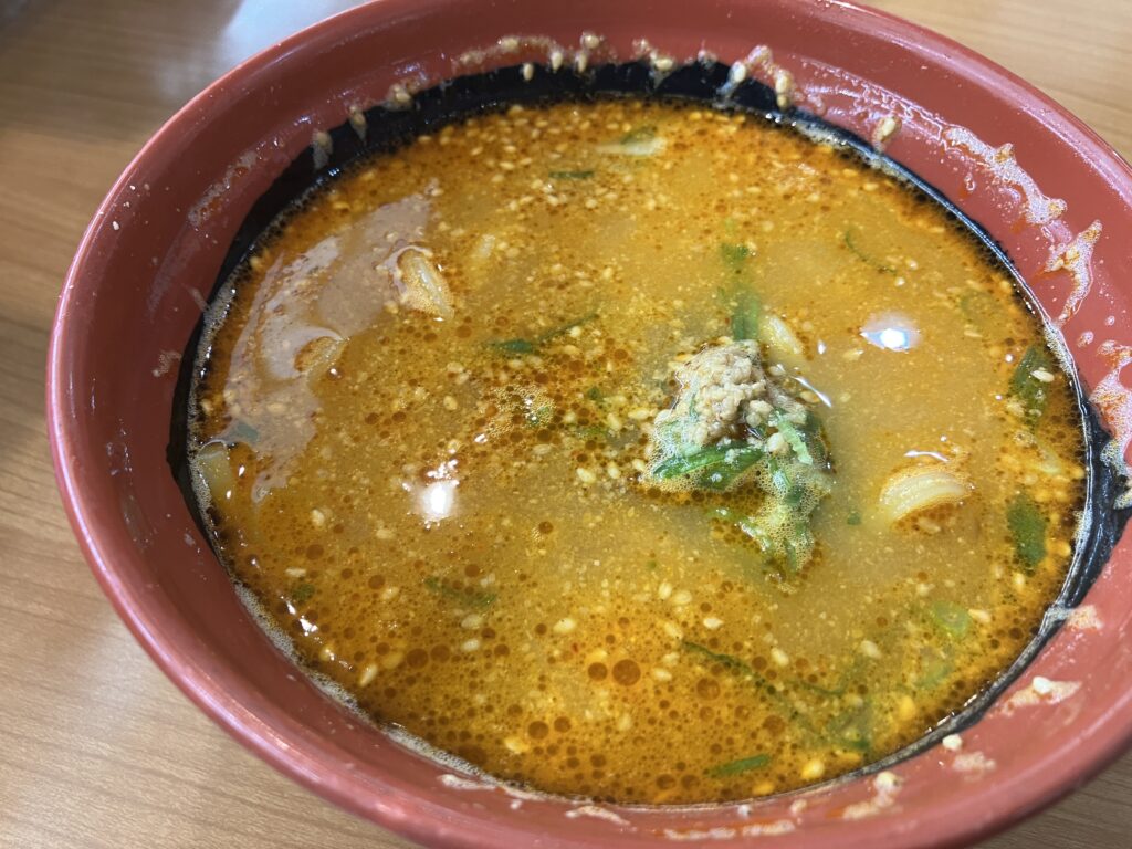 くら寿司平塚店胡麻香る担々麺