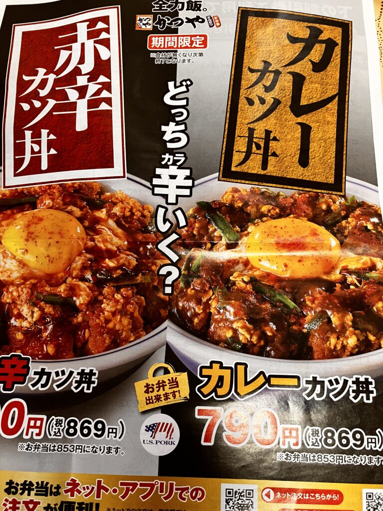 カツや大磯店のかつ丼