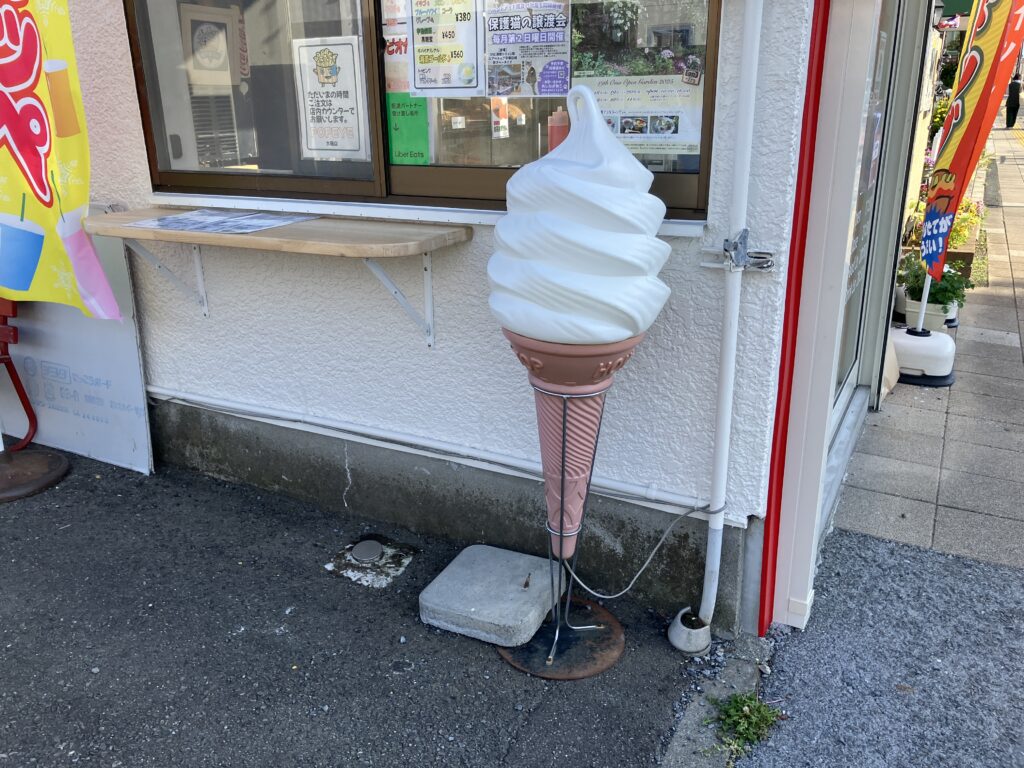 ポパイ大磯店ソフトクリーム