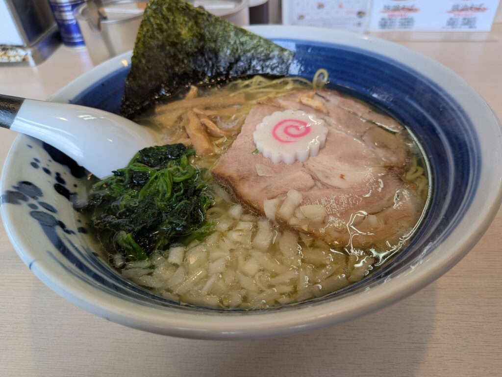 大磯ラーメンしお喜の塩ラーメン